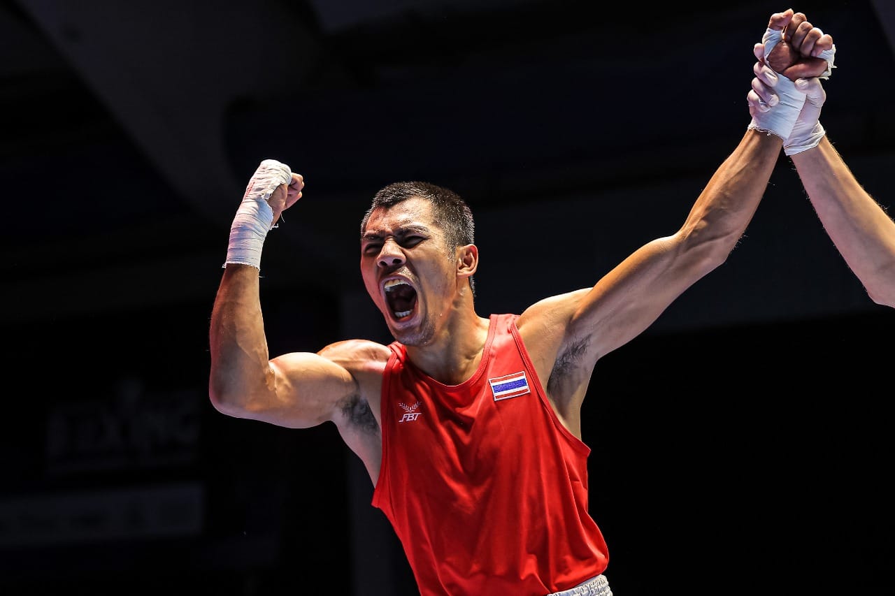 All the champions of the ASBC Asian Elite Boxing Championships are